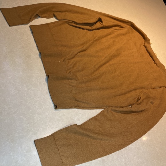 New MICHAEL KORS EASY RAGLAN SHAKER SWEATER COLOR: DARK CAMEL, SIZE: L⭐️⭐️⭐️⭐️ - Picture 11 of 17
